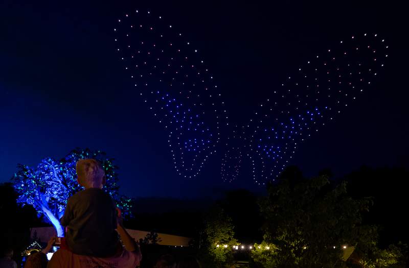 Dollywood Introduces Drone Nighttime Spectacular