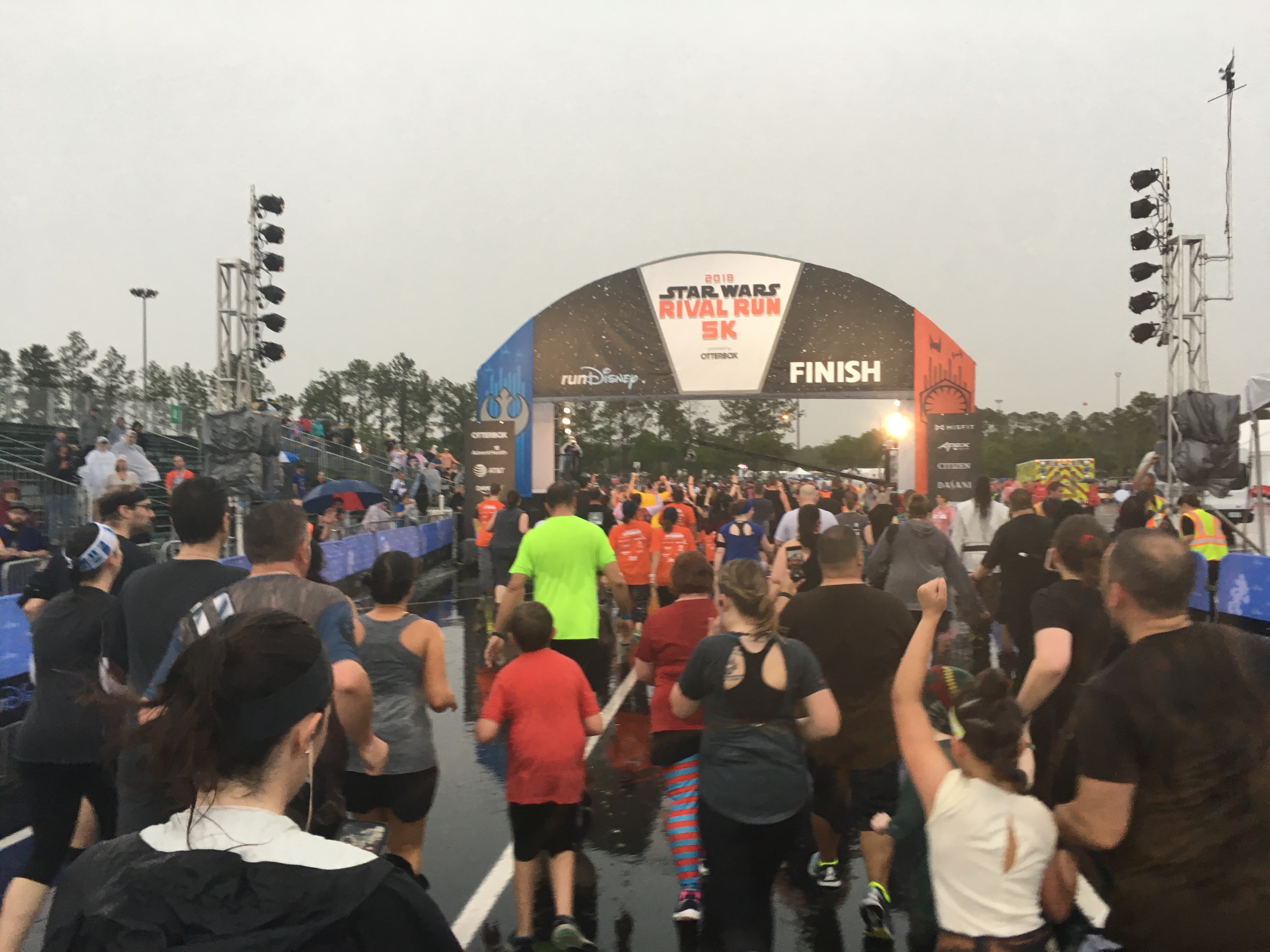 WDW Star Wars 5K – Running in the Rain