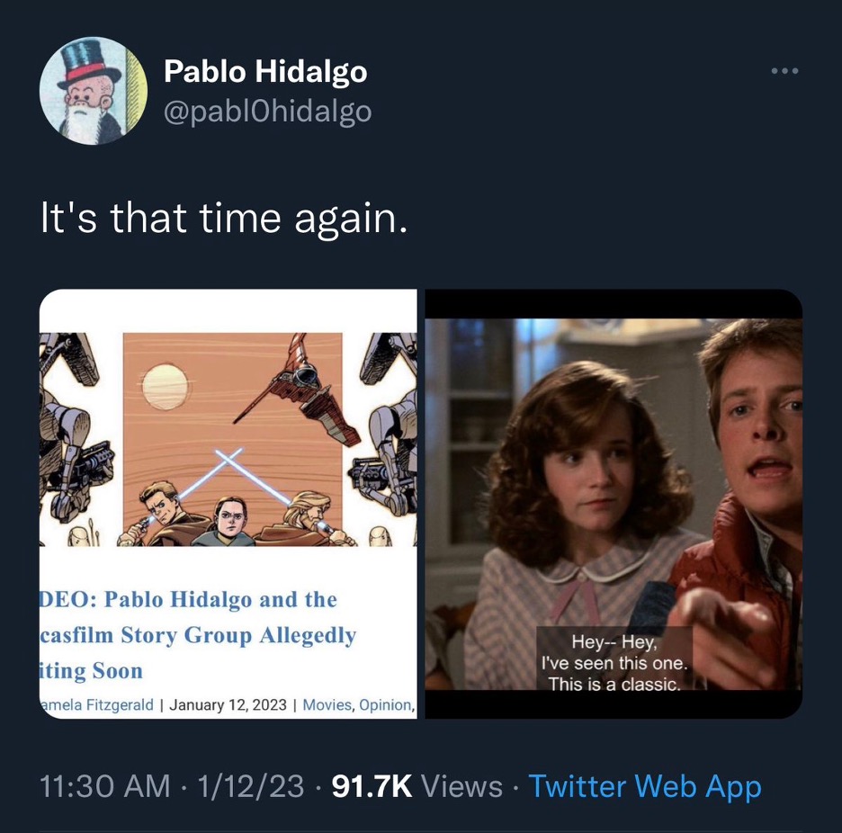 Pablo Hidalgo Tells His Side of the Story The Twitter Interview