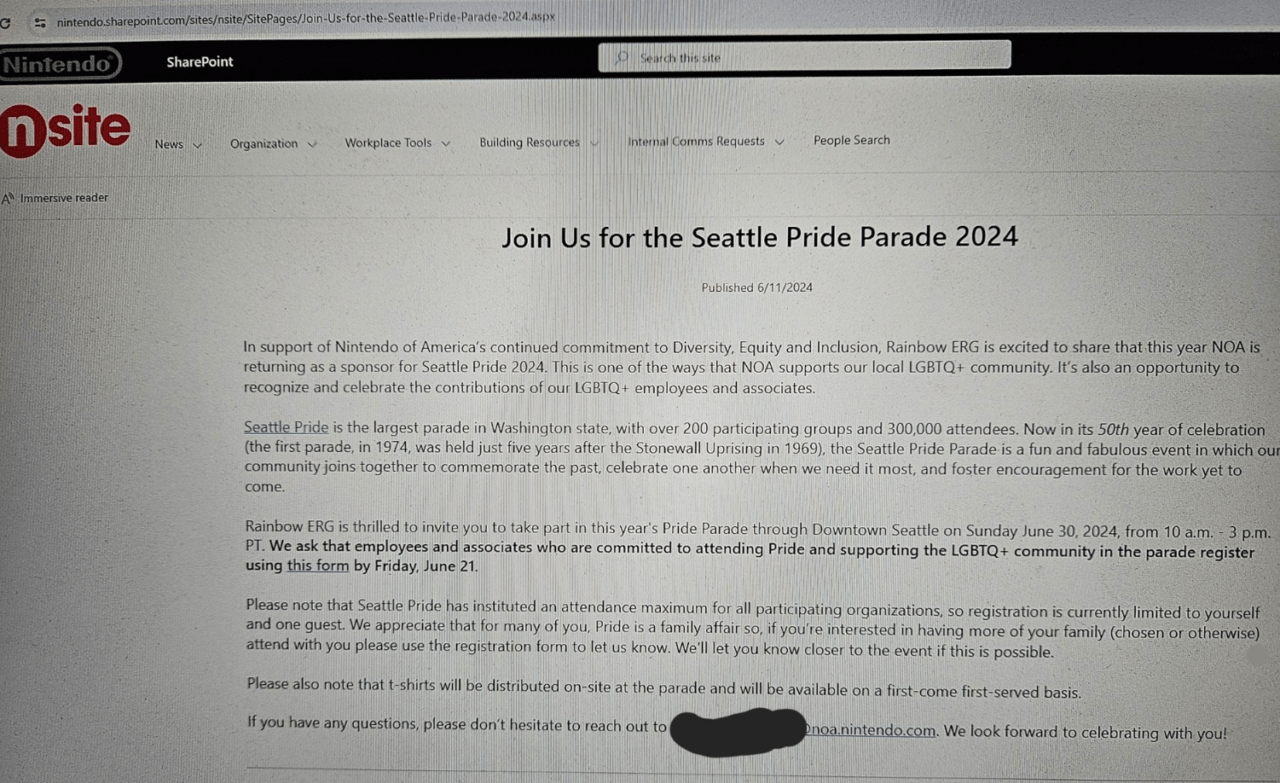 Morgan Ritchie Nintendo Seattle Nintendo Of America To Sponsor Seattle Pride Parade Which Featured Men ...