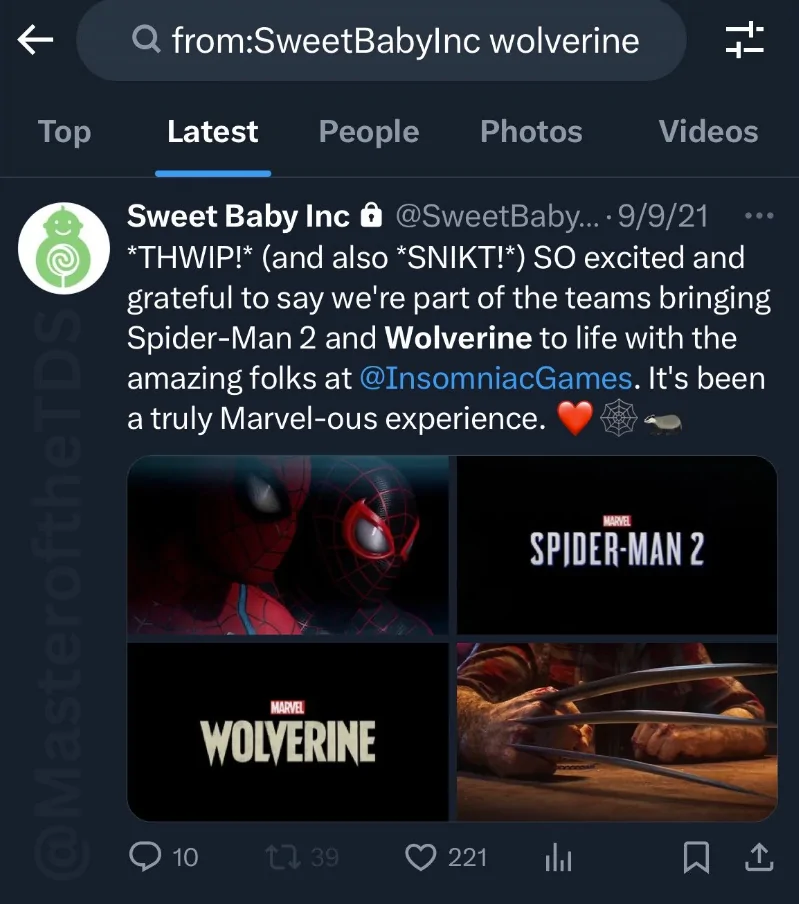 Sweet Baby Inc. Involved In Insomniac Games' Upcoming 'Marvel's ...