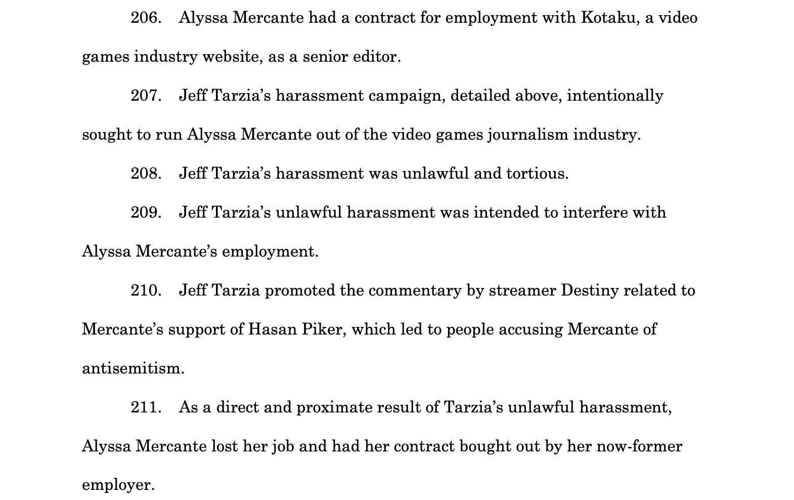 Alyssa Mercante Fired