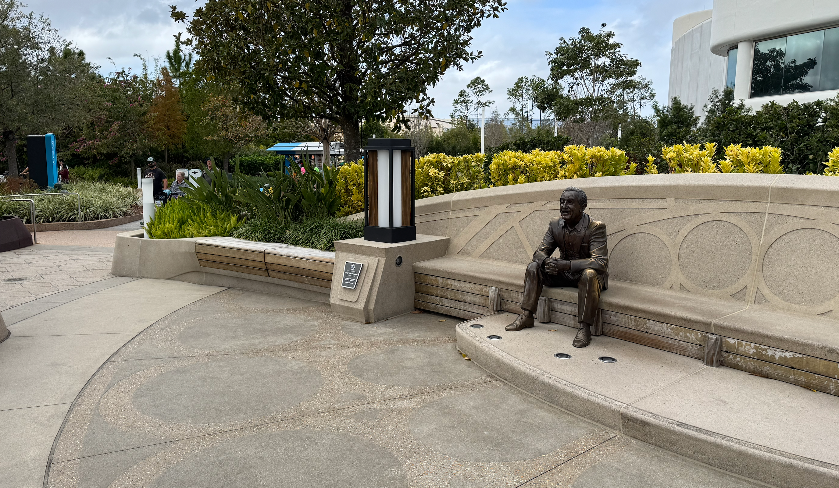 Walt Disney Statue Lonely Walt