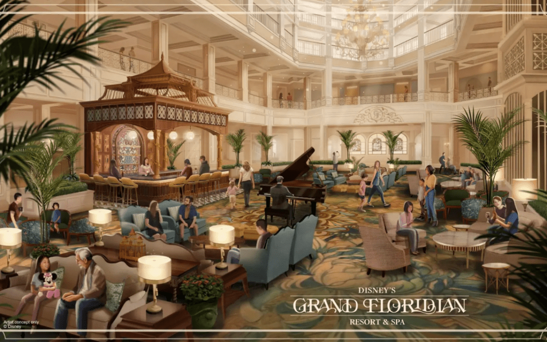 OPINION: Disney’s Grand Mistake at the Grand Floridian—Upcoming Renovation Will Add a Bar and Remake Iconic Lobby Into Bland Floridian at Walt Disney World