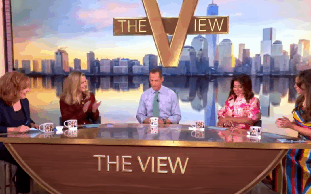 Anthony Weiner, Democrat Convicted of Sending Inappropriate Material to a Child, Applauded on Disney’s The View