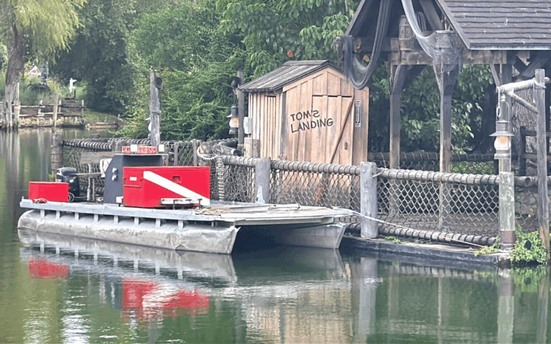 Disney Wastes No Time: Liberty Belle Gone, Tom Sawyer Island Already Being Dismantled at Magic Kingdom
