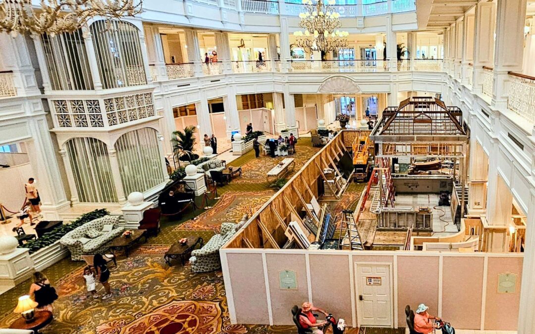 Disney Reveals New Look Inside the New Grand Floridian Resort Lobby With Menu for The Perch Bar
