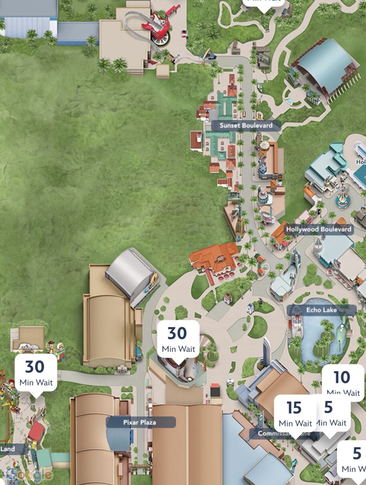 Dhs Building Map Animation Courtyard Disappears From Hollywood Studios Maps