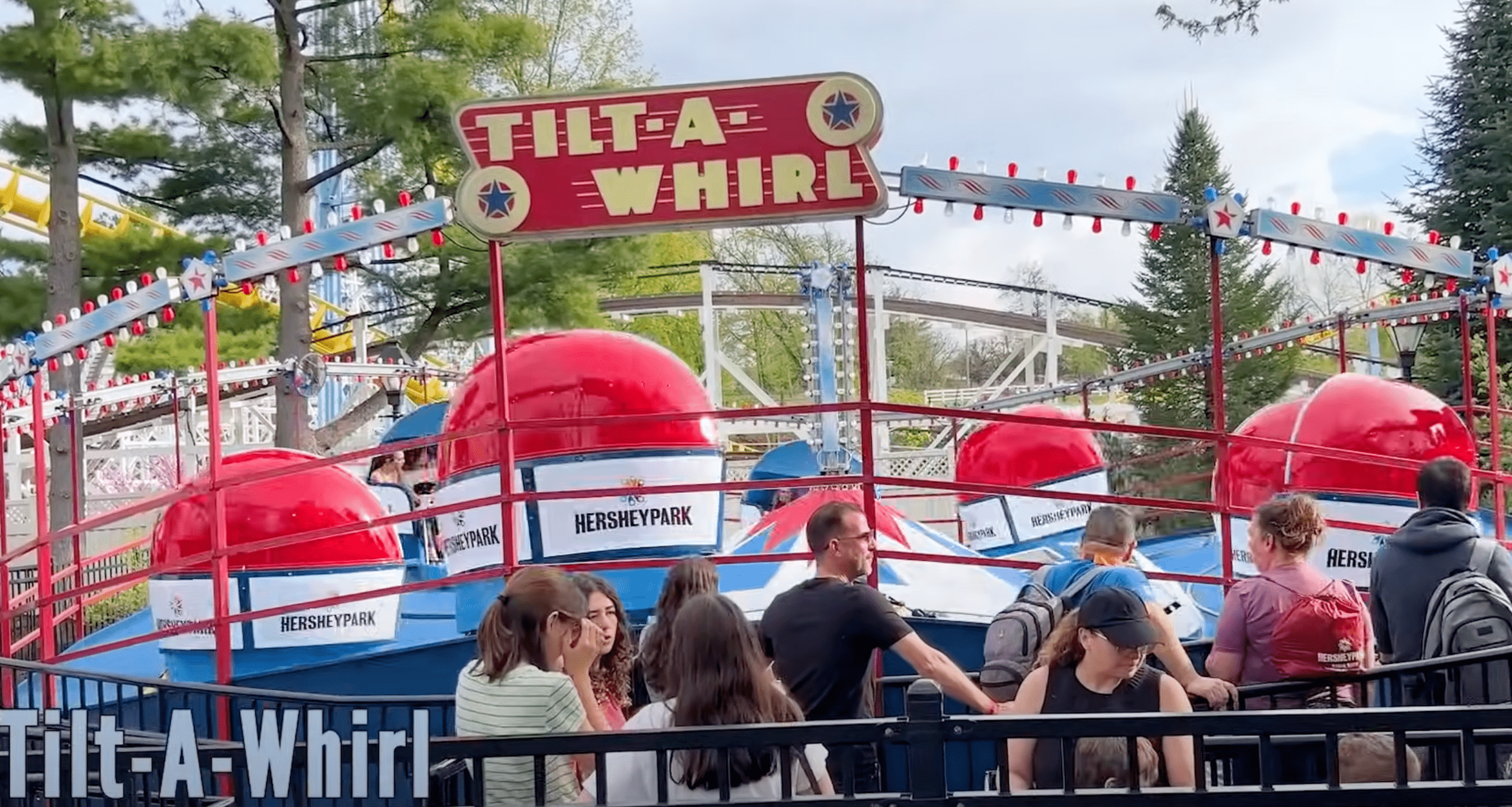 The Tilt-A-Whirl ride at Hersheypark