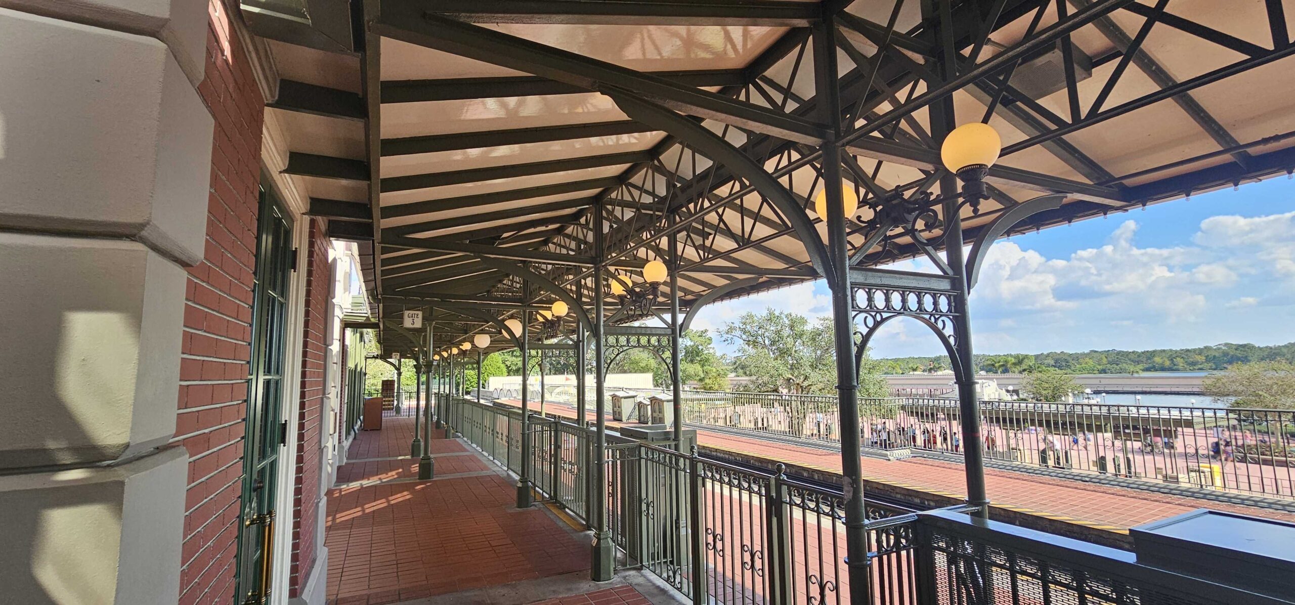 Train Plaform Main Street USA