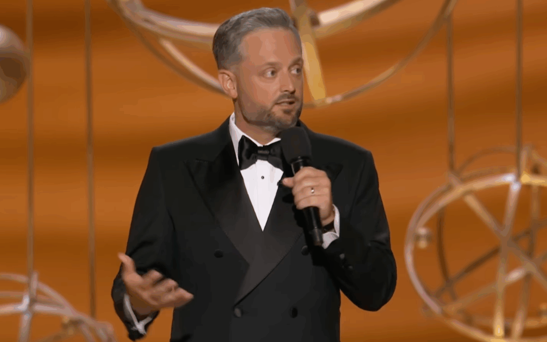 EDITORIAL: Nate Bargatze “Accidentally” Shamed Hollywood at the Emmys With Charity Gag — And That’s a Good Thing