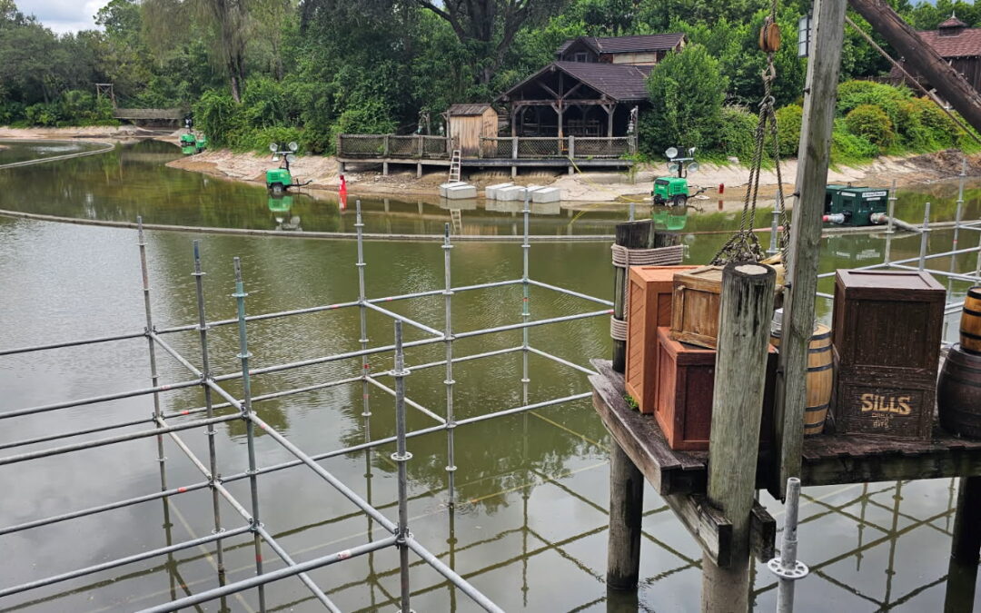 Mother Nature Trolls Disney: Rivers of America Refilled at Magic Kingdom by Rainfall