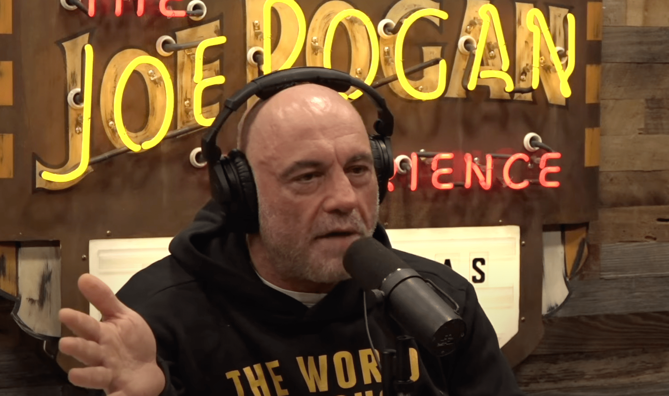 Joe Rogan on his podcast