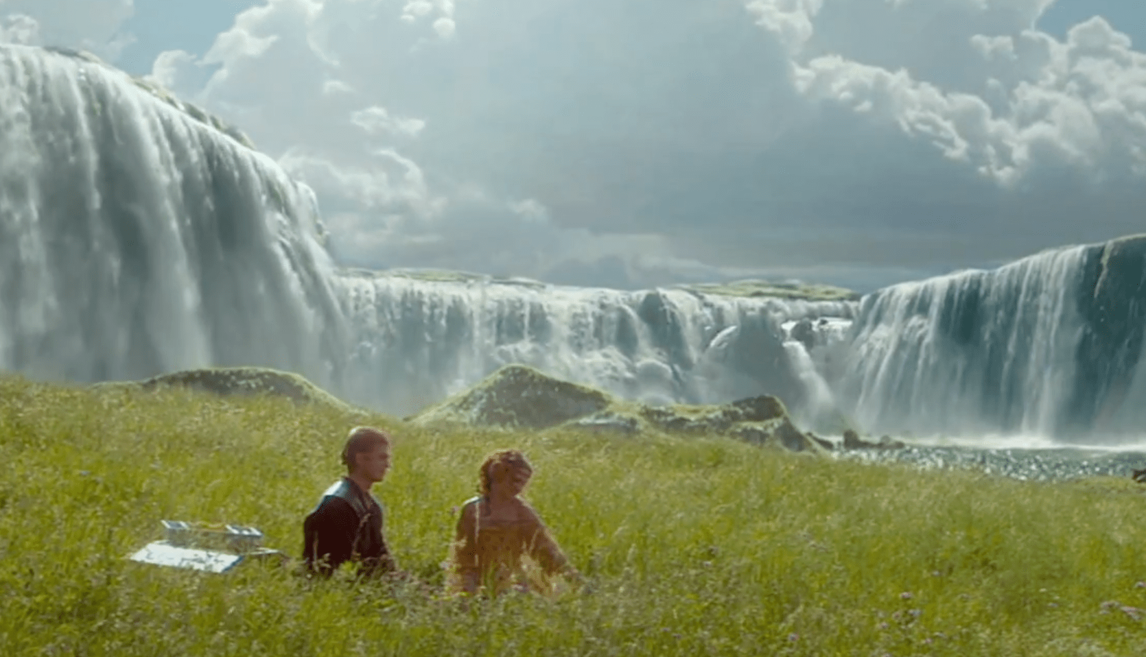 Anakin and Padme on Naboo