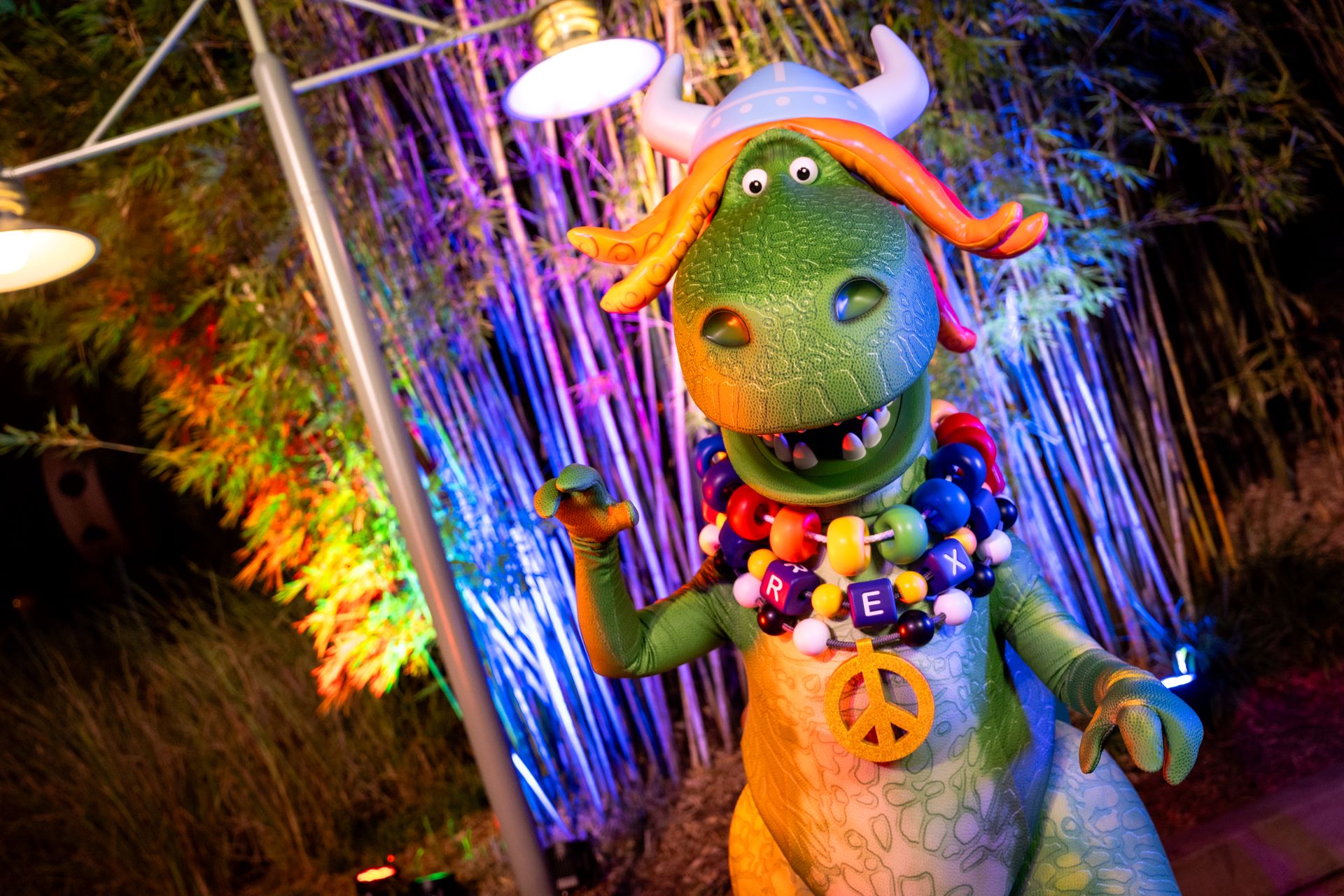 Partysaurus Rex character meet Disney World