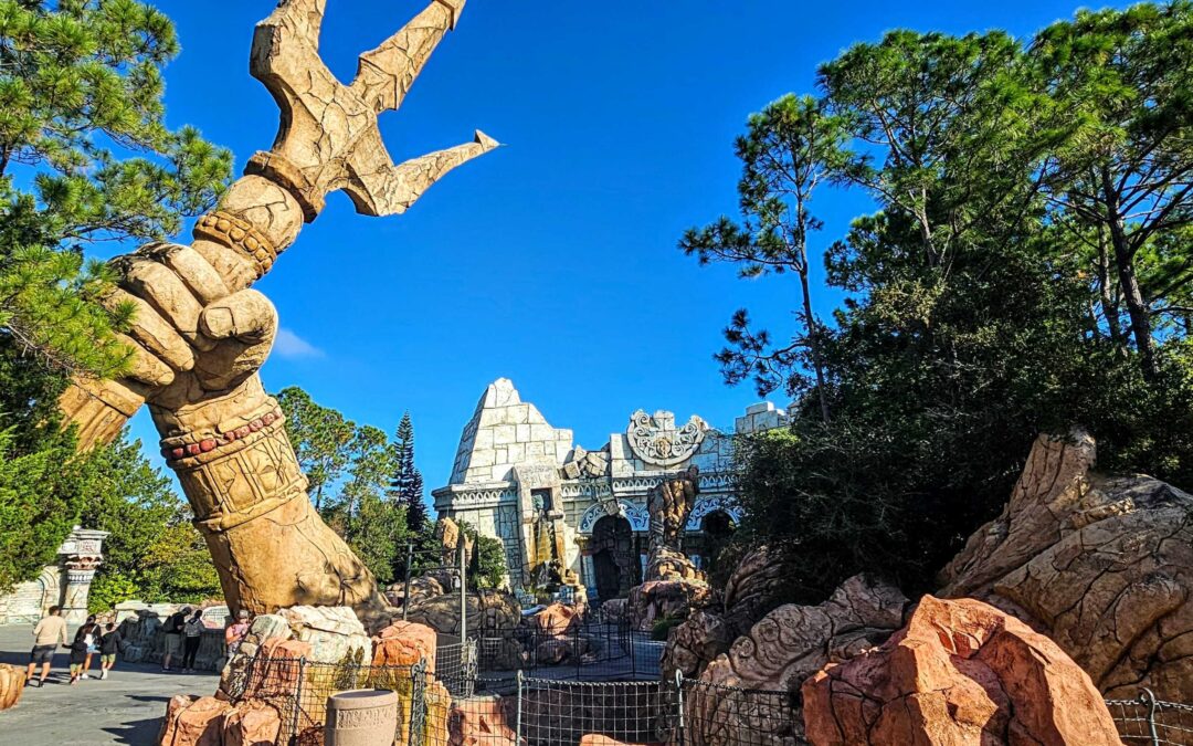 Lost Continent Signage Removed and Construction Walls Up at Universal’s Islands of Adventure