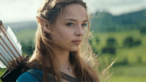 Bo Bragason as Zelda in the Legend of Zelda movie