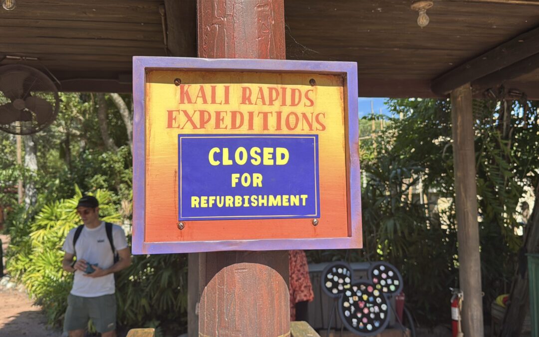 Kali River Rapids Reopening Mid December to Boost Sparse Animal Kingdom Attraction List