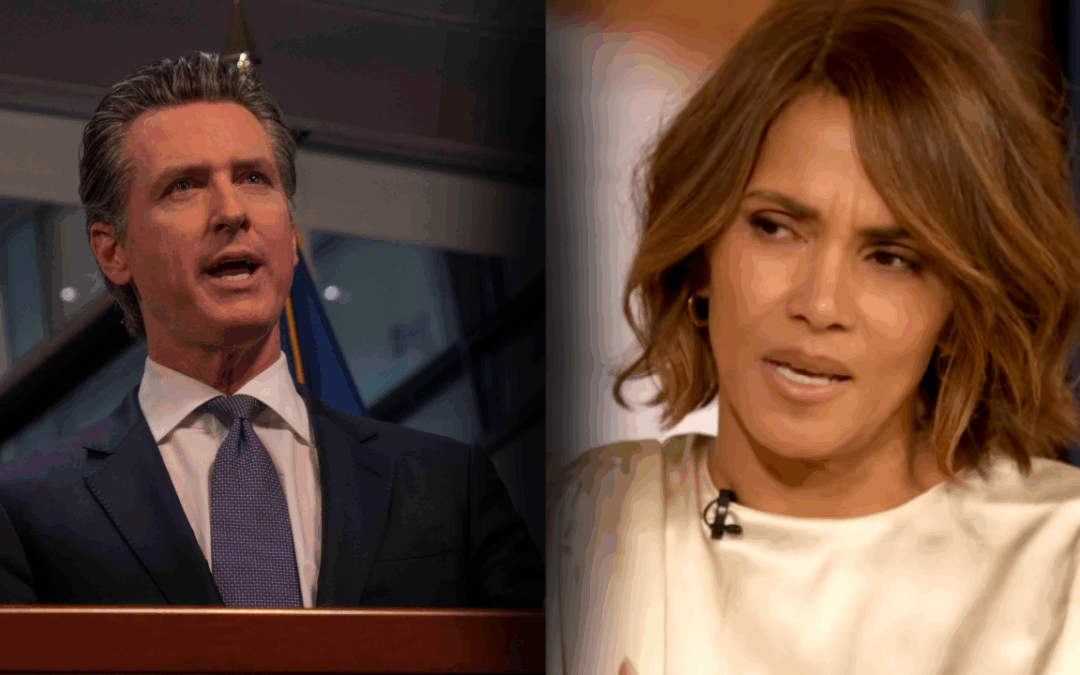 Halle Berry Turns on Gavin Newsom in Stunning Public Rebuke, Says He “Should Not Be Our Next President”