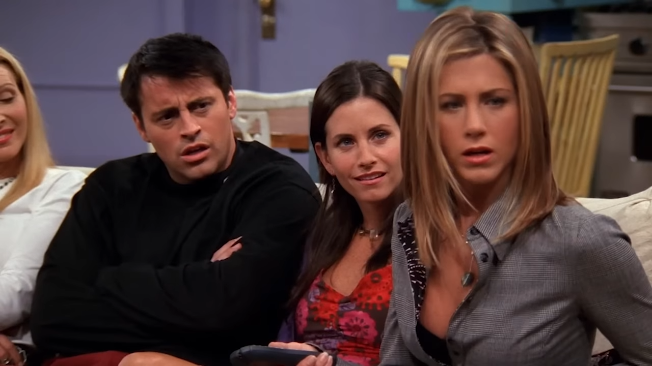 A confused man and two women