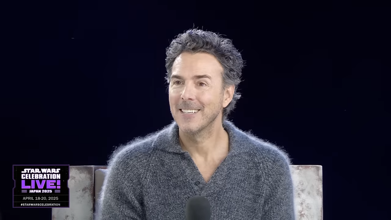 (6) Ryan Gosling and Shawn Levy Star Wars Celebration LIVE! 2025 00-02-45 Shawn Levy smiles in front of a large crowd