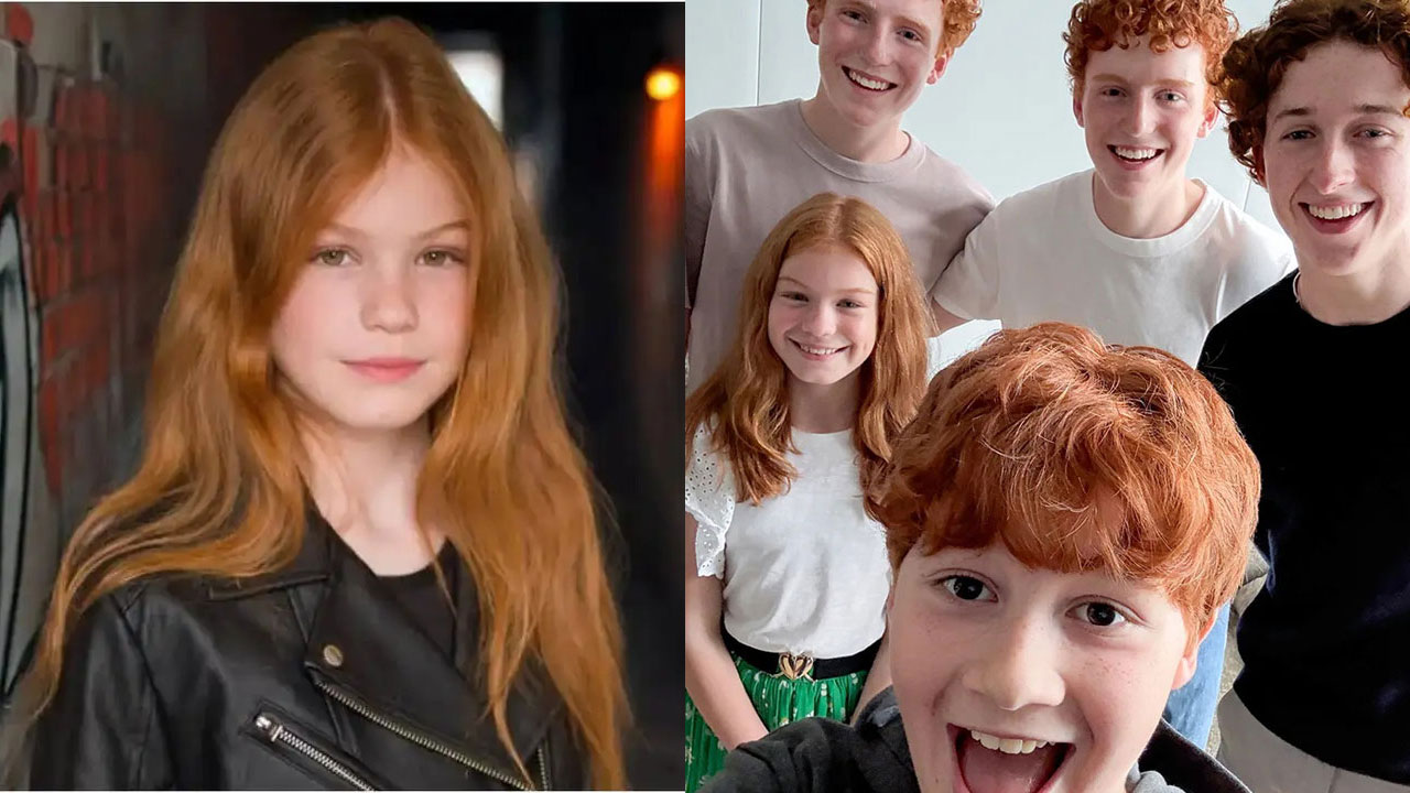 Cochrane-Weasleys Child actors smiling