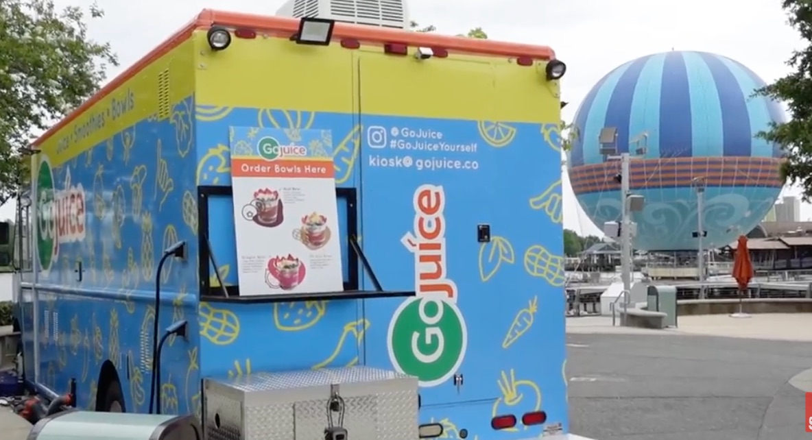 The food trucks at Disney Springs