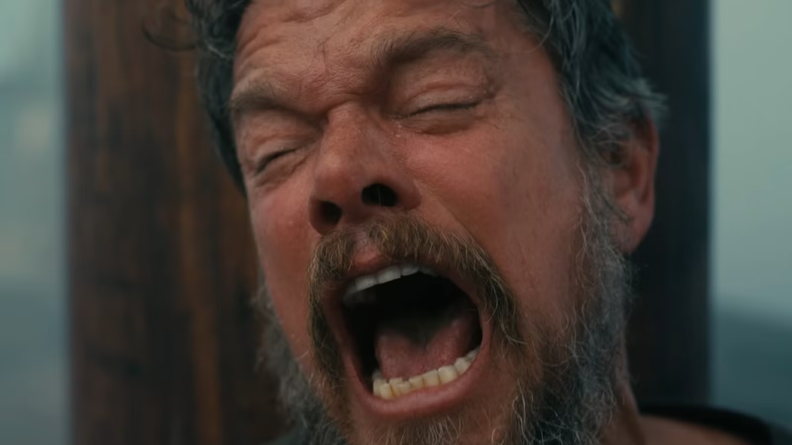 Matt Damon as Odysseus in the trailer for The Odyssey