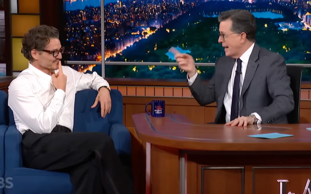 The Pedro Pascal Stephen Colbert Kiss Exposed Hollywood’s Double Standard Ahead of The Mandalorian and Grogu Opening