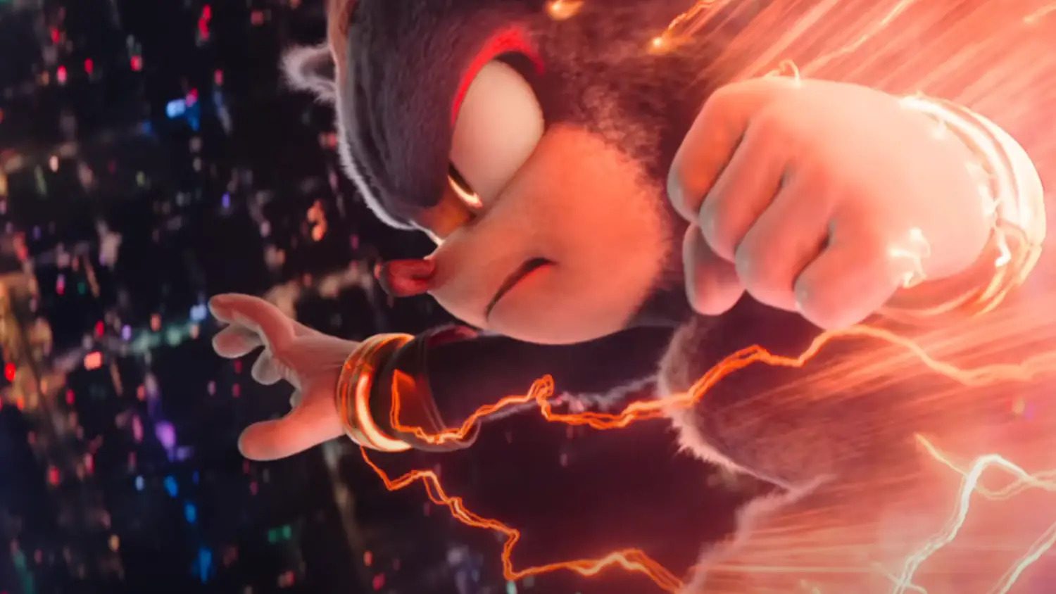 A cartoon hedgehog pulls back his fist to strike