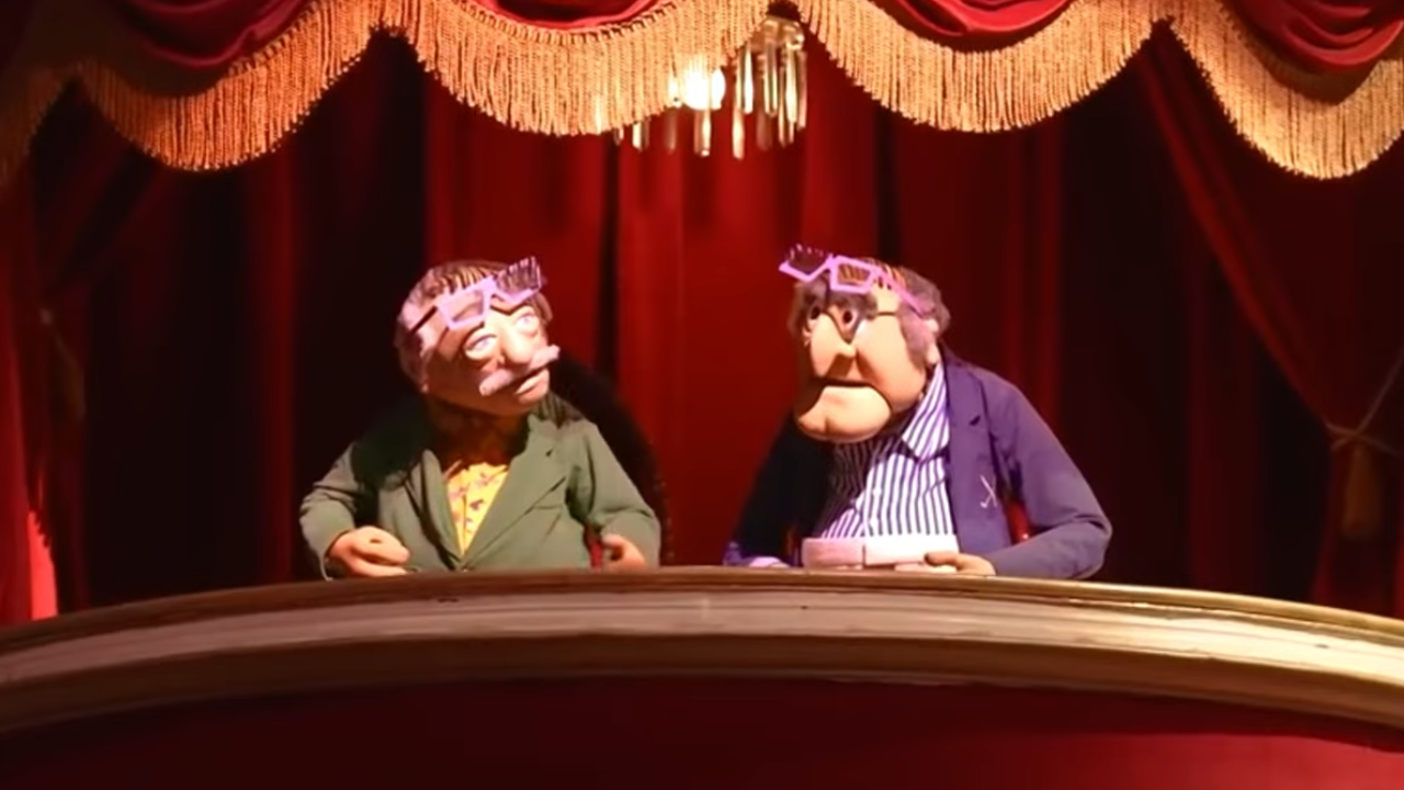 Statler and Waldorf Statler and Waldorf Muppets at the MuppetVision 3D theater