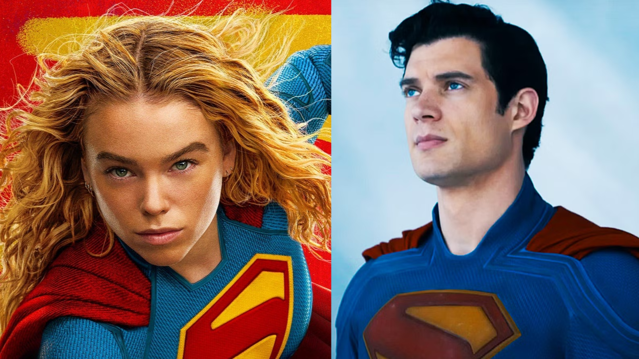 Supergirl with Superman Supergirl and Superman