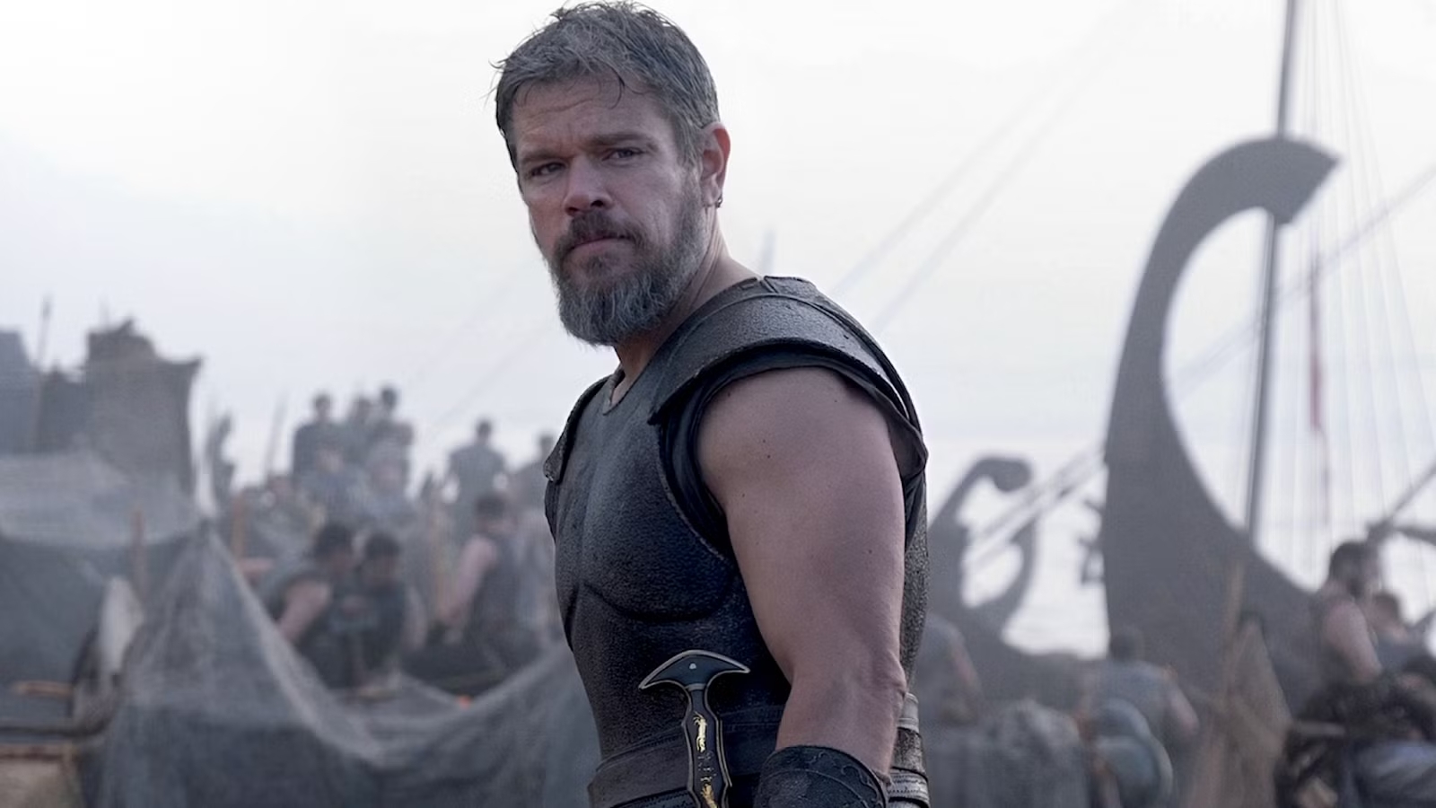 Matt Damon as Odysseus in the trailer for The Odyssey