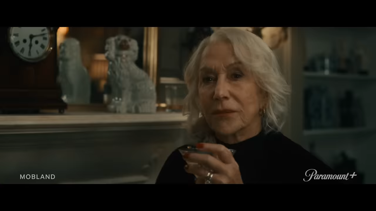 An older woman making a point