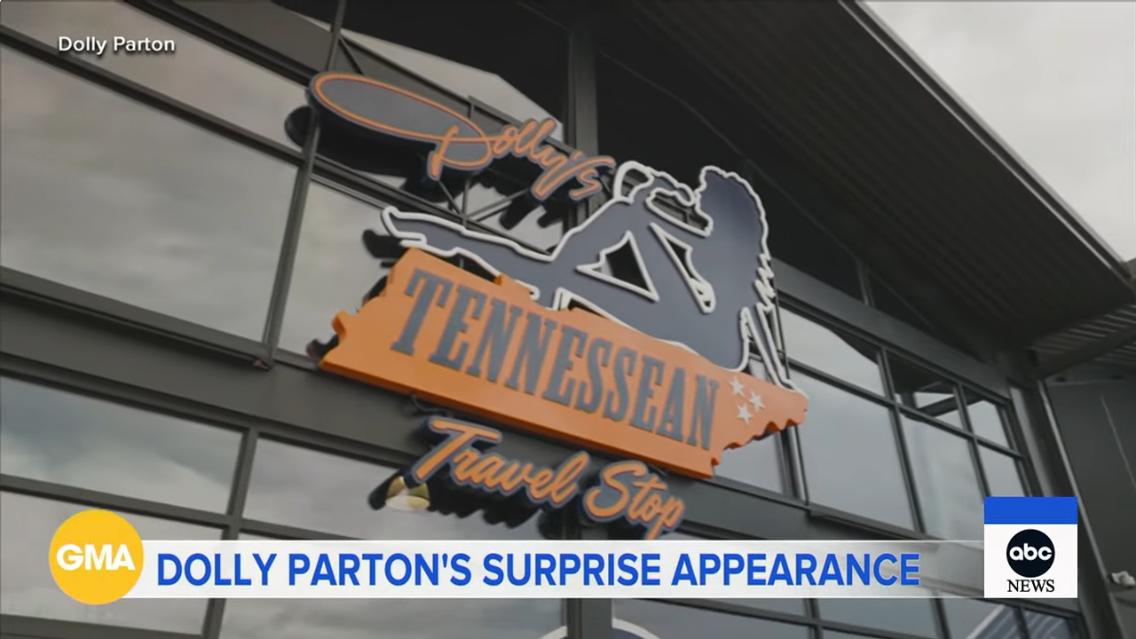 Dolly Parton's Tennessean Travel Stop logo