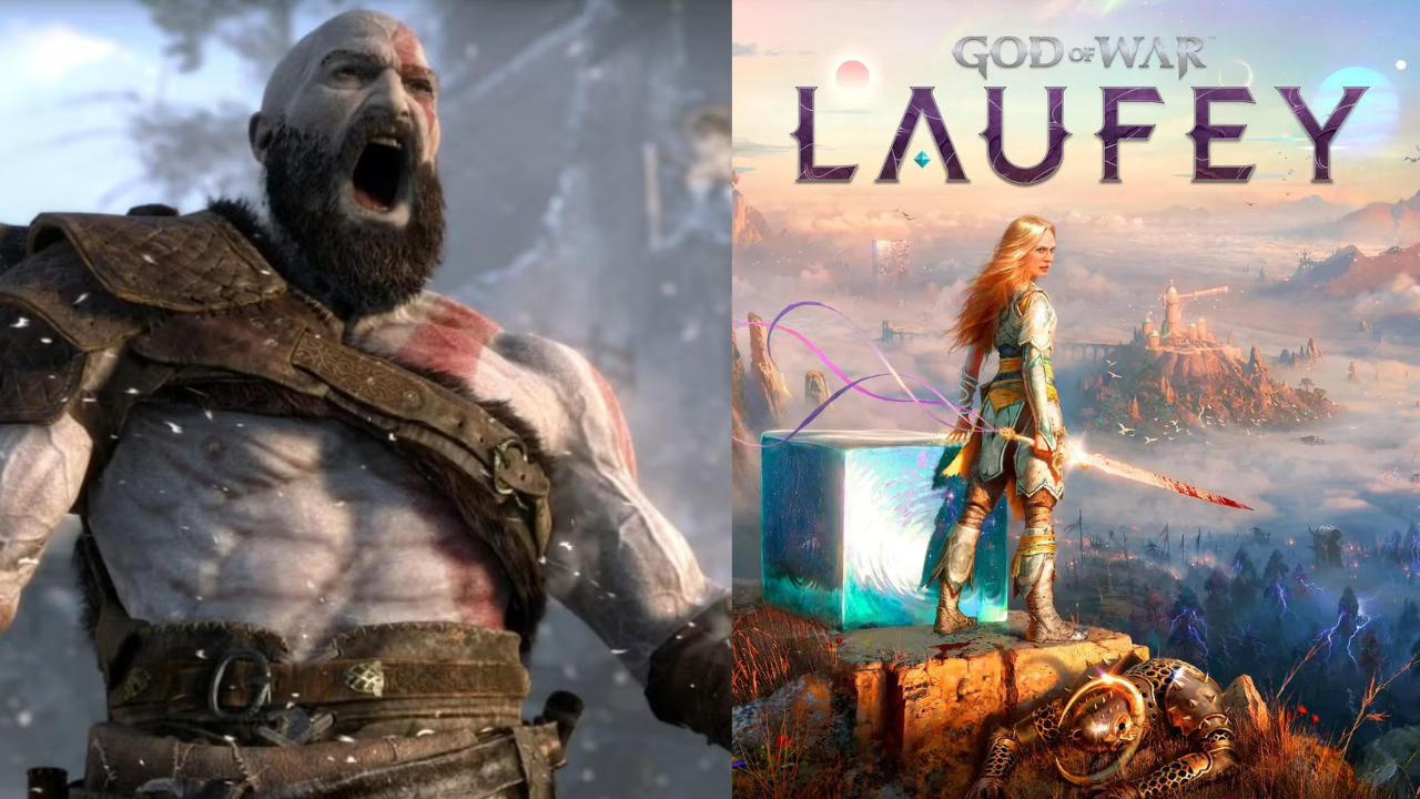 Kratos Laufey Kratos and the cover for God of War: Laufey