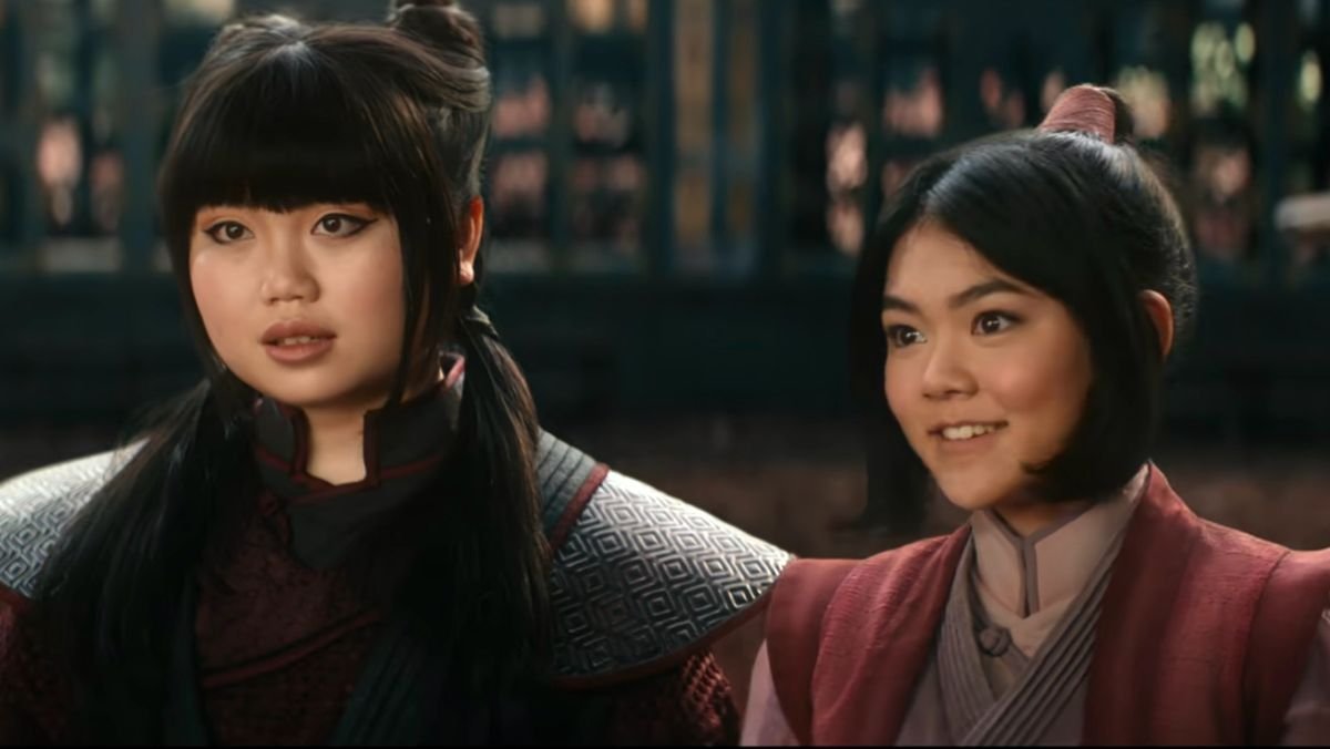 Mai and Ty Lee in the Netflix Avatar: The Last Airbender Show