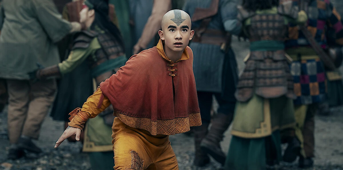 Aang in the Netflix Avatar: The Last Airbender Show