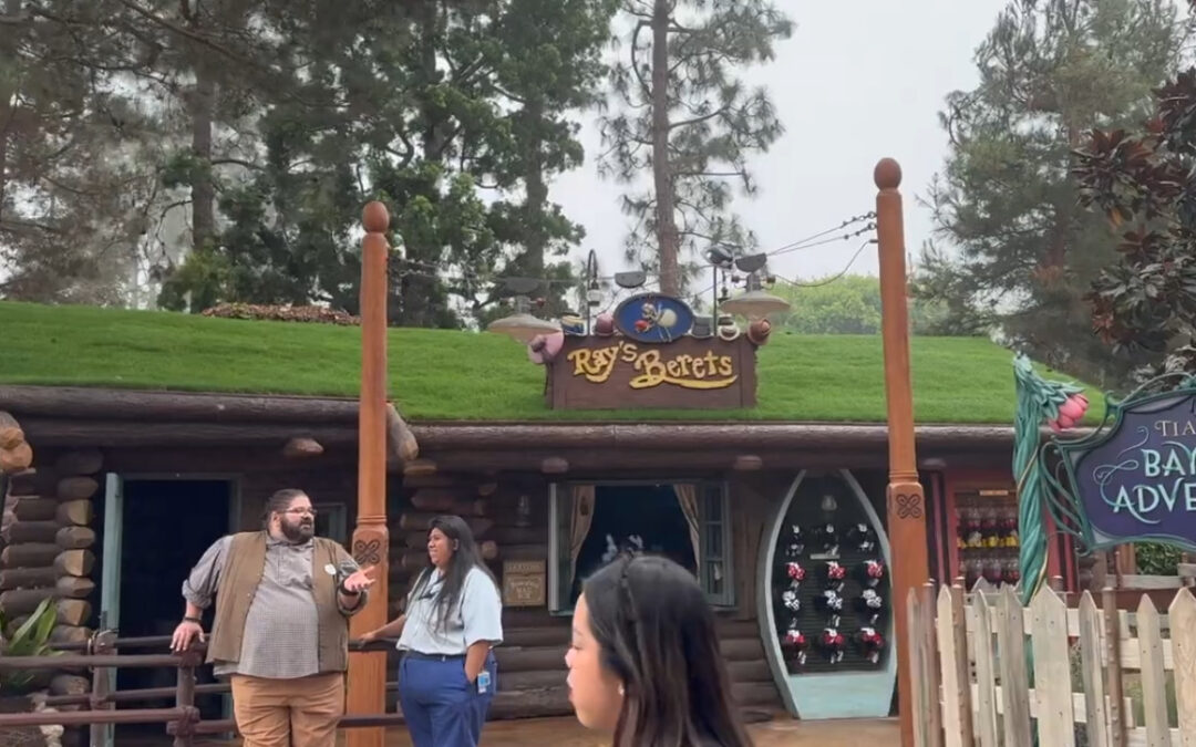 Disneyland Gives Up On Real Grass Roof For Ray’s Berets Less Than 2 Years After Retheme