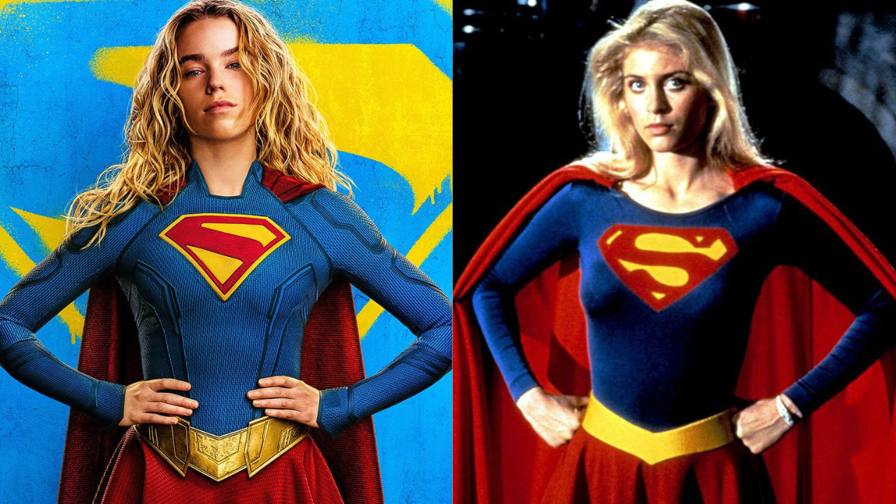 Supergirl Milly Alcock and Helen Slater as Supergirl
