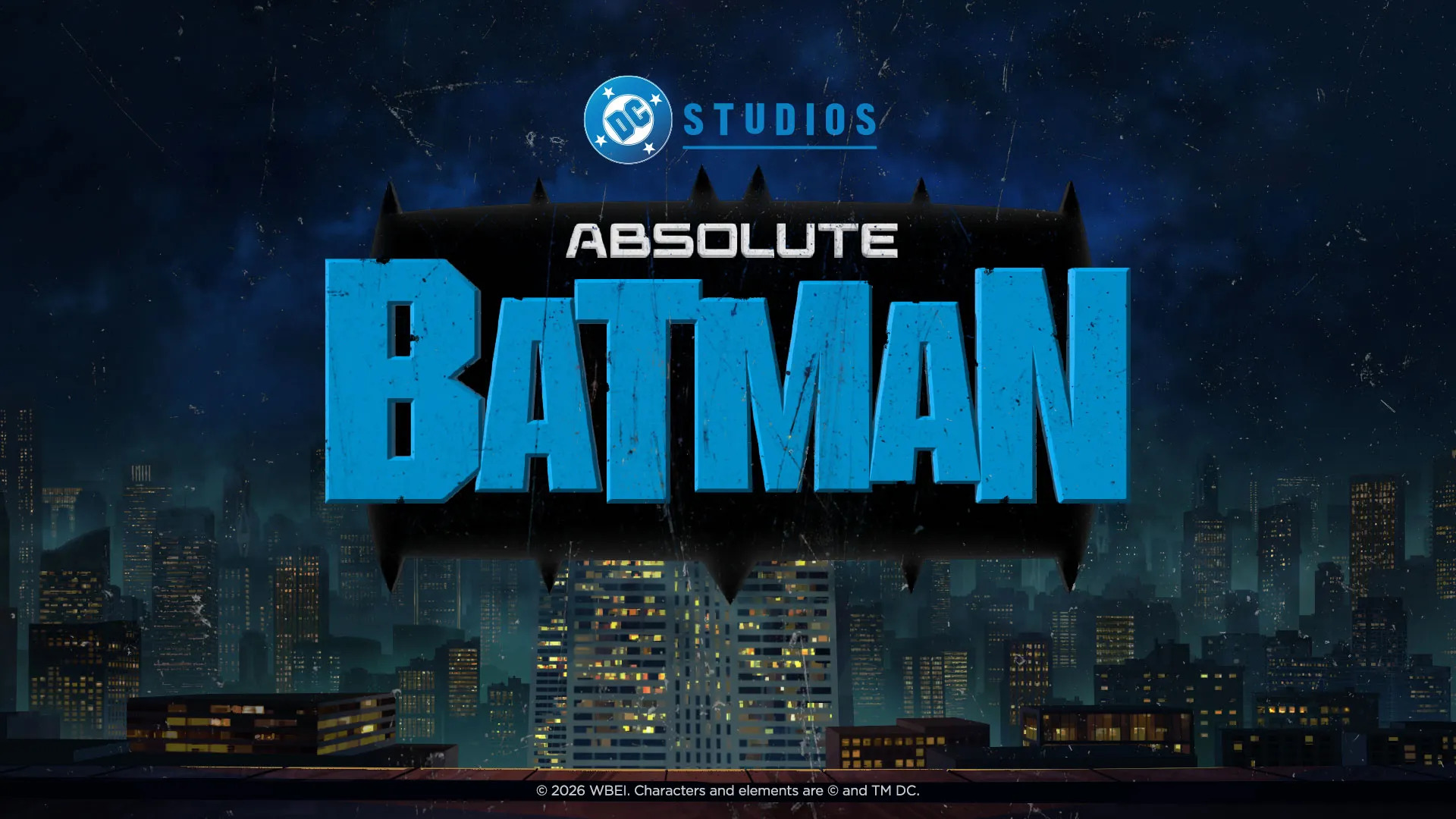 A promotional image for Absolute Batman