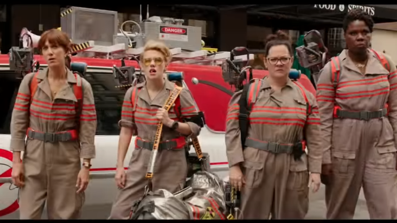 (505) GHOSTBUSTERS – Official Trailer (HD) 00-01-28 Female Ghostbusters