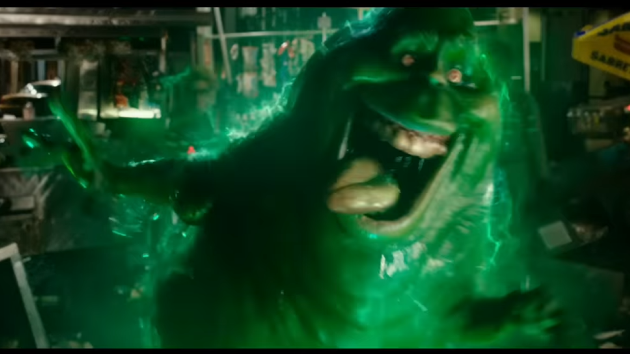 Slimer from Ghostbusters