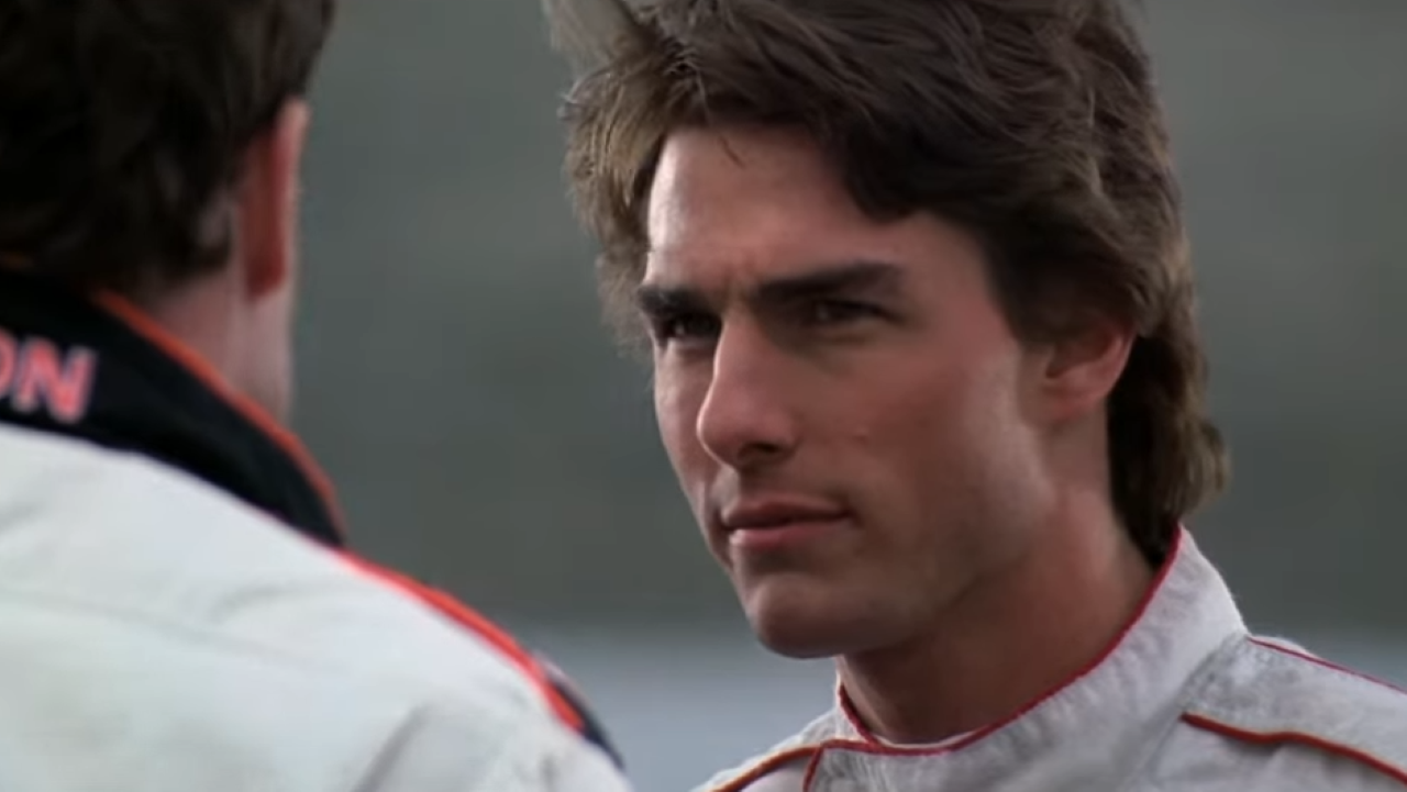 Days of Thunder (1990) Tom Cruise looks serious