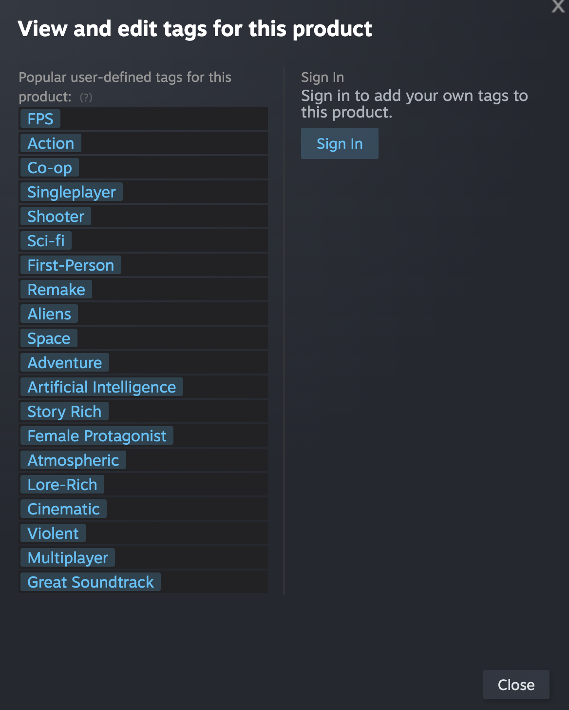 Full List of Tags for Halo: Campaign Evolved on Steam