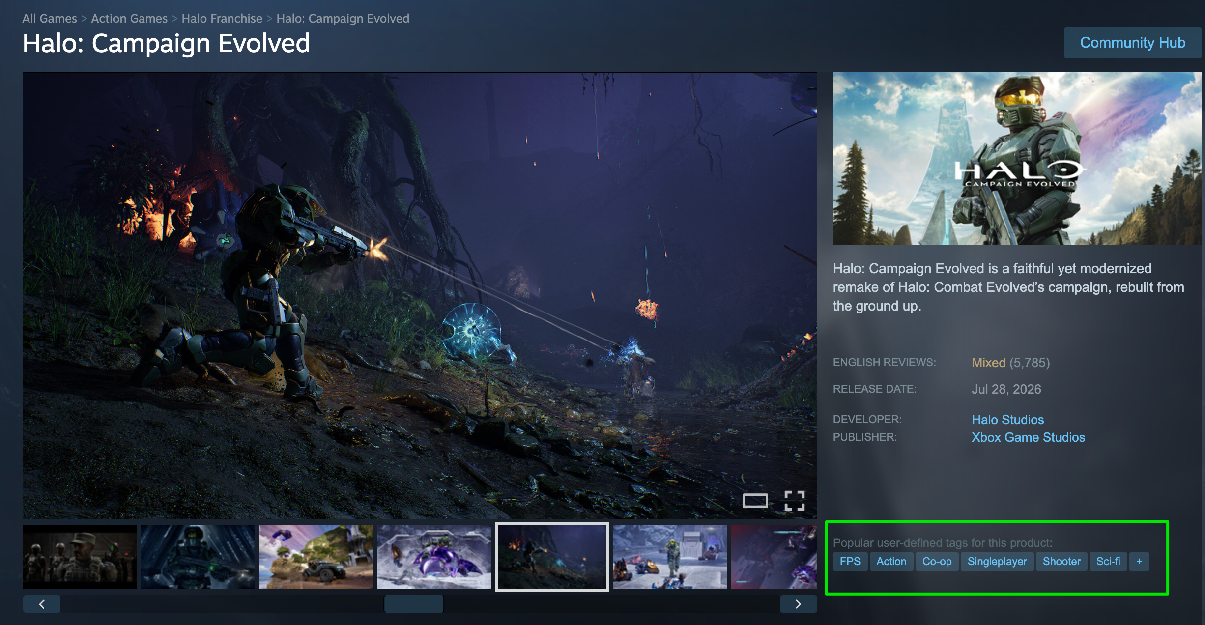 Tags for Halo: Campaign Evolved on Steam