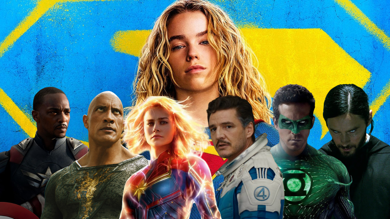 Supergirl Listicle 2 Supergirl, Captain America, Black Adam, Captain Marvel, Reed Richards, Green Lantern, and Morbius
