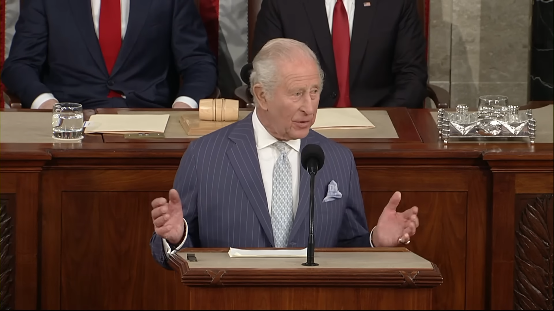 King Charles III addresses US Congress