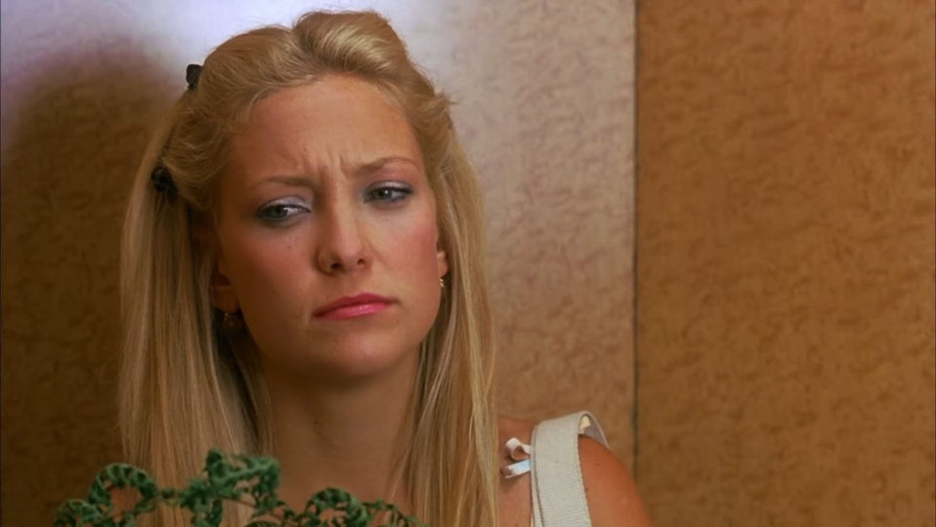 A young woman looking sad