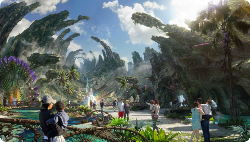 Disney Release Avatar Concept Art for Ride It Has No Plan To Make This Decade